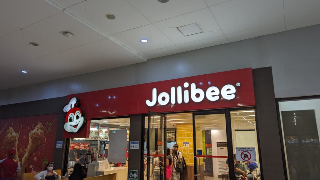 Does Japan have Jollibee? What are the food menu in Philippines?